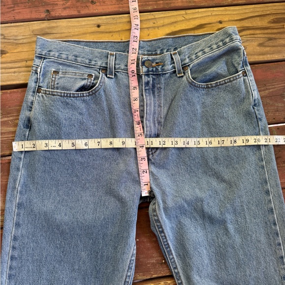 Blue Straight-Leg Classic Denim Jeans - Picture 5 of 8